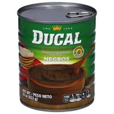 Ducal Beans Refried Black Can 29 Oz Safeway