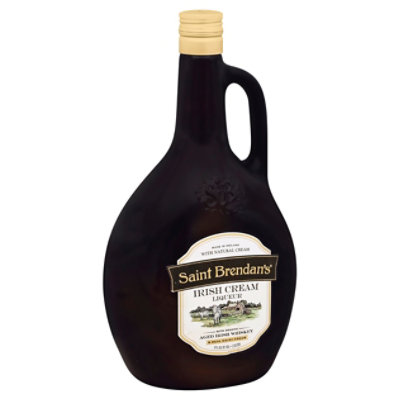 St Brendans Irish Cream Liqueur 34 Proof - 1.75 Liter - Image 1