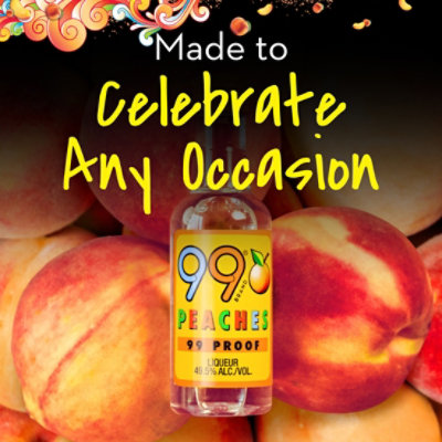 99 Brand Peach Liqueur 99 Proof In Bottle - 50 Ml - Image 3