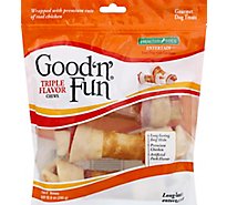 Healthy Hide Good n Fun Dog Treats Triple Flavor Bag - 3 Count