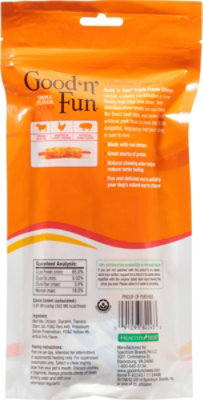 Good ’n’ Fun Triple Flavor Chews Rawhide For Dogs - 2- 5.7 Oz - Image 5