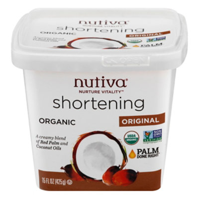 Nutiva Nurture Vitality Shortening Original - 15 Fl. Oz. - Image 3