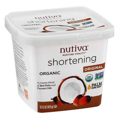 Nutiva Nurture Vitality Shortening Original - 15 Fl. Oz. - Albertsons