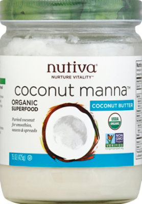 Nutiva Organic Coconut Manna - 15 Oz