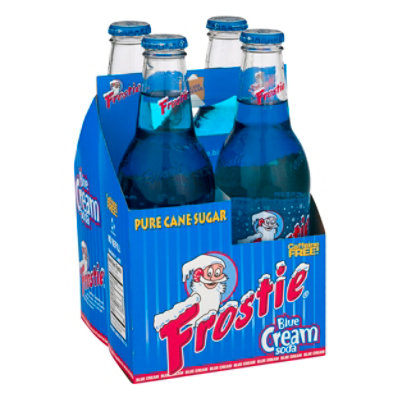 Frostie Blue Cream Soda - 4-12 Fl. Oz. - Image 1