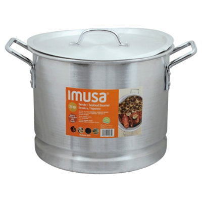 Imusa 12 Qt. Tamale Seafood Steamer, Stock Pots, Household