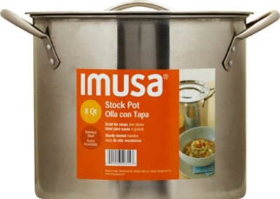 Imusa Stock Pot Ss 8qt - Each - Image 2