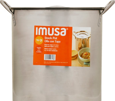Imusa Stock Pot Ss 16quart - Each - Image 2