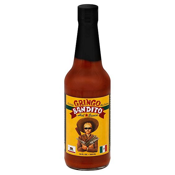 Gringo Bandito Sauce Hot - 10 Fl. Oz.