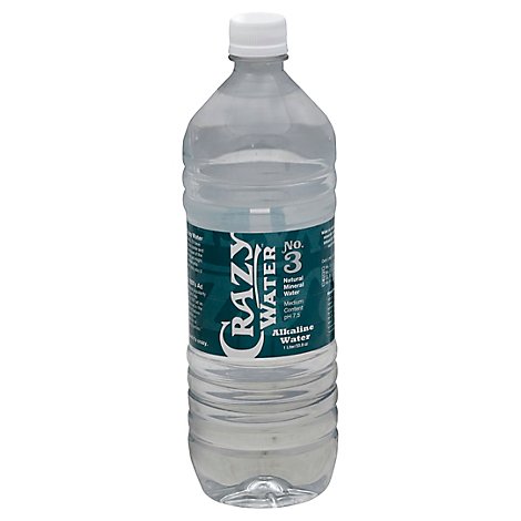 Crazy Water Mineral Water Natural Alkaline No. 3 - 1 Liter