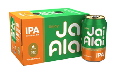 Cigar City Jai Alai IPA In Cans - 6-12 Oz - Image 1