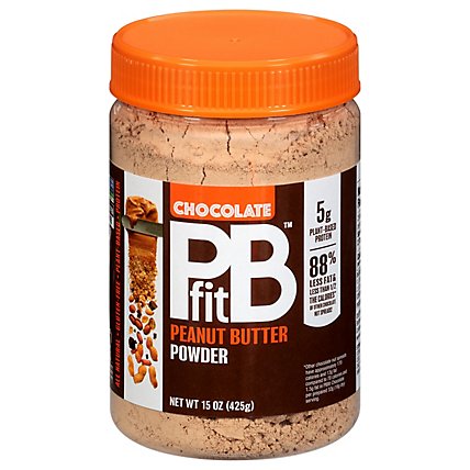 Pbfit Peanut Butter Powder Chocolate - 15 Oz - Image 1