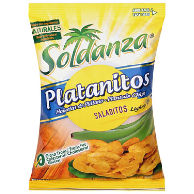 Soldanza Platanitos Plantain Chips Lightly Salted - 2.5 Oz - Image 2
