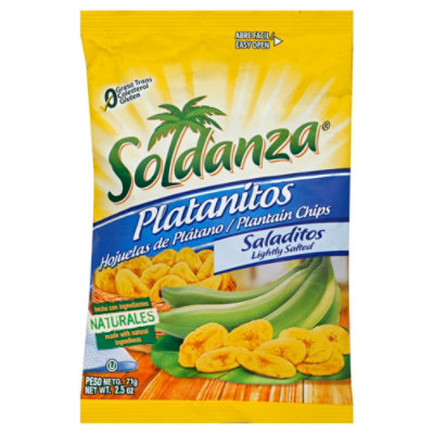 Soldanza Platanitos Plantain Chips Lightly Salted - 2.5 Oz - Image 1