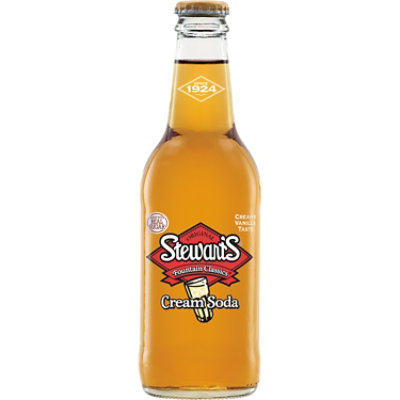 Stewart's Made With Sugar Cream Soda Bottle - 4-12 Fl. Oz. - Image 3