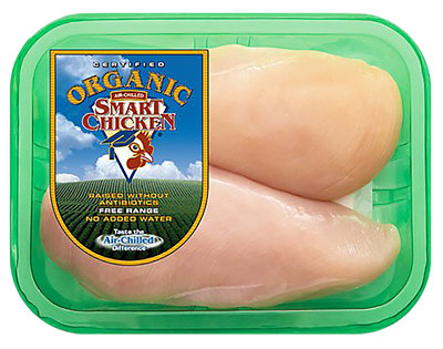 Smart Chicken Breasts Boneless Skinless Organic - 1.00 LB