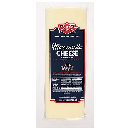 Dietz & Watson Cheese Mozzarella - 0.50 Lb - Image 1