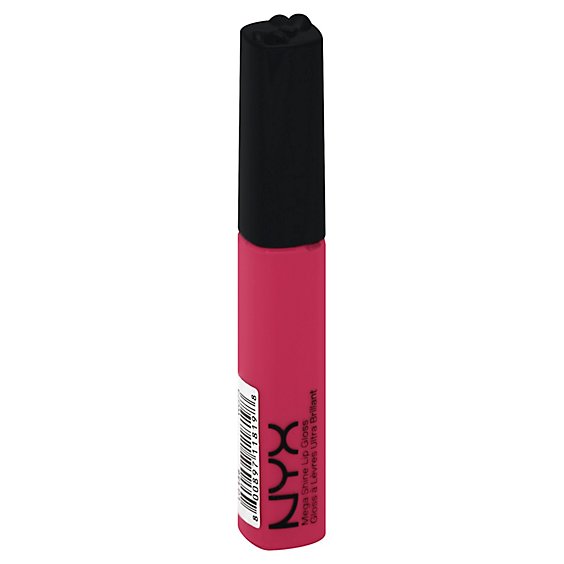 Nyx Mega Shine Lip Glosslly Pink - .37 Oz