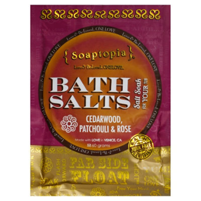 Soaptopia Salt Soak Cedarwood - 60 Gram - safeway