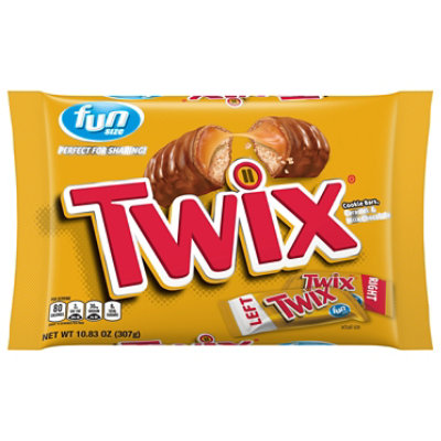 Twix Fun Size Caramel Cookie Chocolate Bars