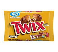 TWIX Fun Size Caramel Cookie Chocolate Bars - 10.83 Oz