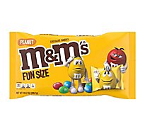 M&M'S Peanut Milk Chocolate Fun Size Candy - 10.57 Oz