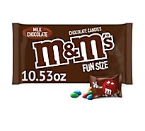 M&M'S Fun Size Milk Chocolate Candy Bag - 10.53 Oz