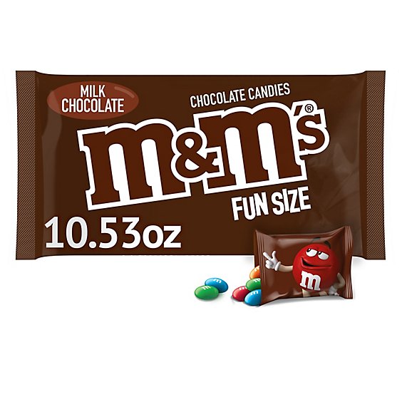 M&M'S Fun Size Milk Chocolate Candy - 10.53 Oz