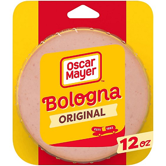 Oscar Mayer Bologna Made with Chicken & Pork Beef Added Sliced Lunch Meat Pack - 12 Oz