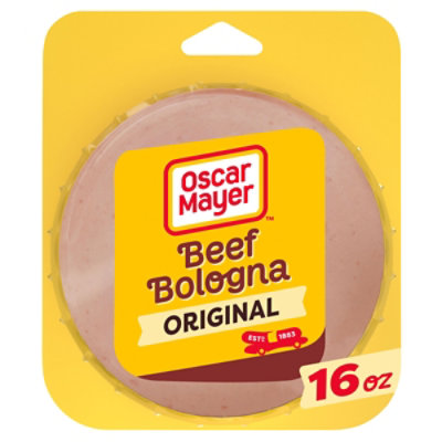 Oscar Mayer Beef Bologna Sliced Lunch Meat - 16 Oz