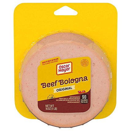 Oscar Mayer Beef Bologna Sliced Lunch Meat Pack - 16 Oz - Image 2