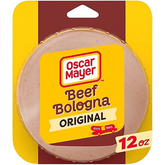 Oscar Mayer Beef Bologna Sliced Lunch Meat Pack - 12 Oz