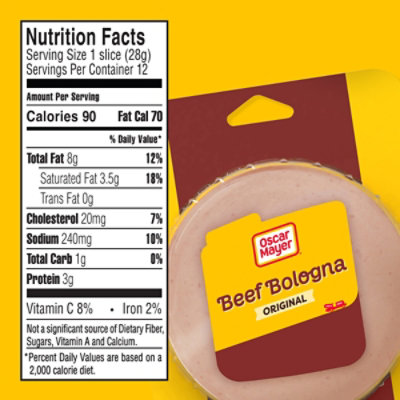 Oscar Mayer Beef Bologna Sliced Lunch Meat - 12 Oz - Image 5
