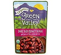 Green Valley Organics Beans Kidney Dark Red Pouch - 15.5 Oz