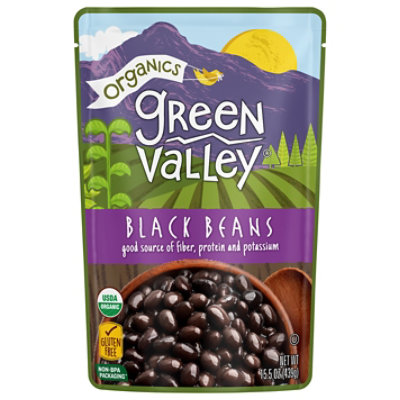 Green Valley Organics Beans Black Pouch - 15.5 Oz - Image 3