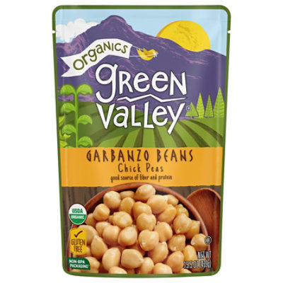 Green Valley Organics Beans Garbanzo Pouch - 15.5 Oz - Image 3