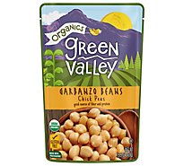Green Valley Organics Beans Garbanzo Pouch - 15.5 Oz