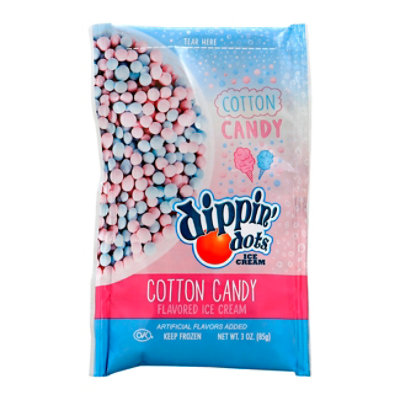 Dippin' Dots Ice Cream - Cotton Candy - 3 oz pouch (24 count case)