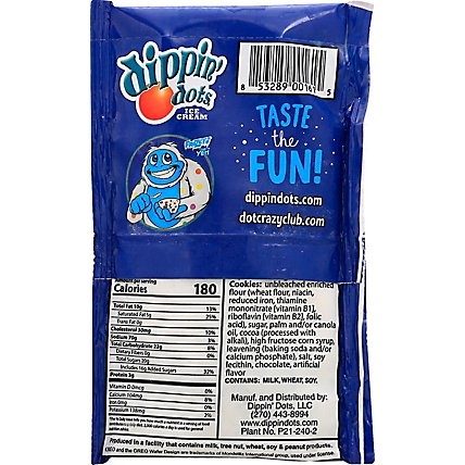 Dippin Dots Cookies N Cream With OREO - 3 Oz - Image 5