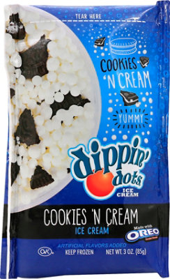 Dippin Dots Cookies N Cream With OREO - 3 Oz - Image 1