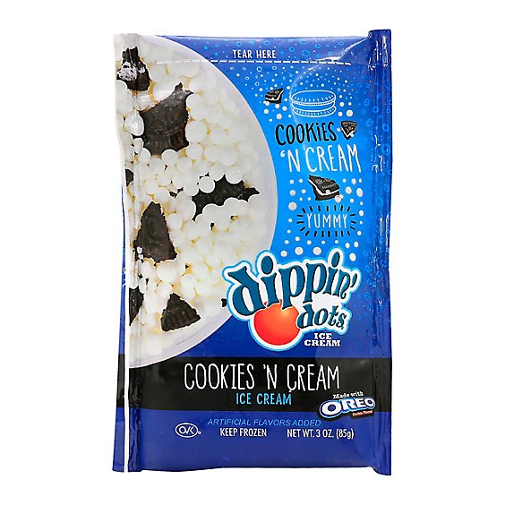 Dippin Dots Cookies N Cream With OREO - 3 Oz
