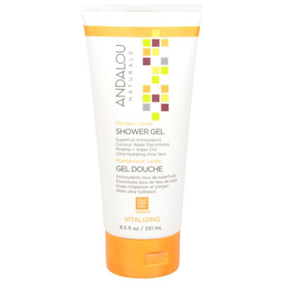 Andalou Naturals Shower Gel Mandrin Vanila - 8.5 Fl. Oz. - Image 3