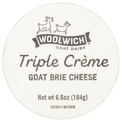 Woolwich Dairy Goat Brie Triple Creme Cheese - 6.5 Oz - Image 3