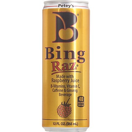 Bing Raz Drink Raspberry Juice - 12 Fl. Oz. - Image 2