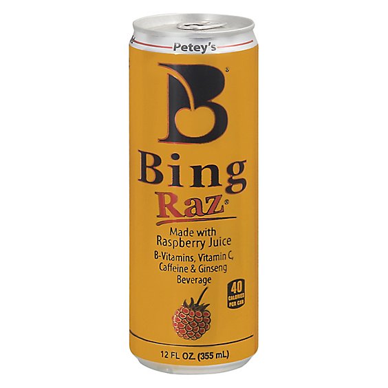 Bing Raz Drink Raspberry Juice - 12 Fl. Oz.