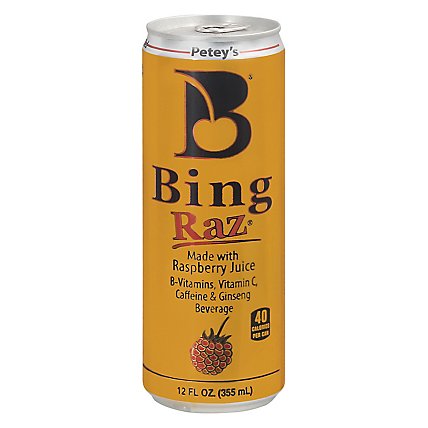 Bing Raz Drink Raspberry Juice - 12 Fl. Oz. - Image 1