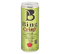 Bing Crisp Drink Apple & Cherry Juice - 12 Fl. Oz.