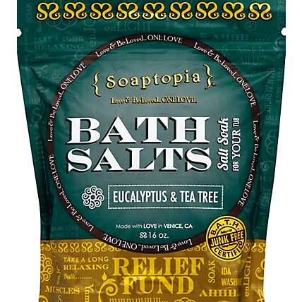 Soaptopia Salt Soak Eucapyltus - 16 Oz - Image 2