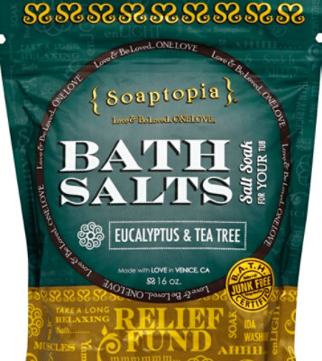 Soaptopia Salt Soak Eucapyltus - 16 Oz - Image 2