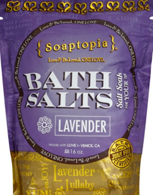 Soaptopia Salt Soak Lavender - 16 Oz - Image 2